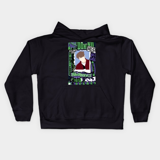 Fierce Hurricane - SKZ Kids Hoodie by LChiaraArt